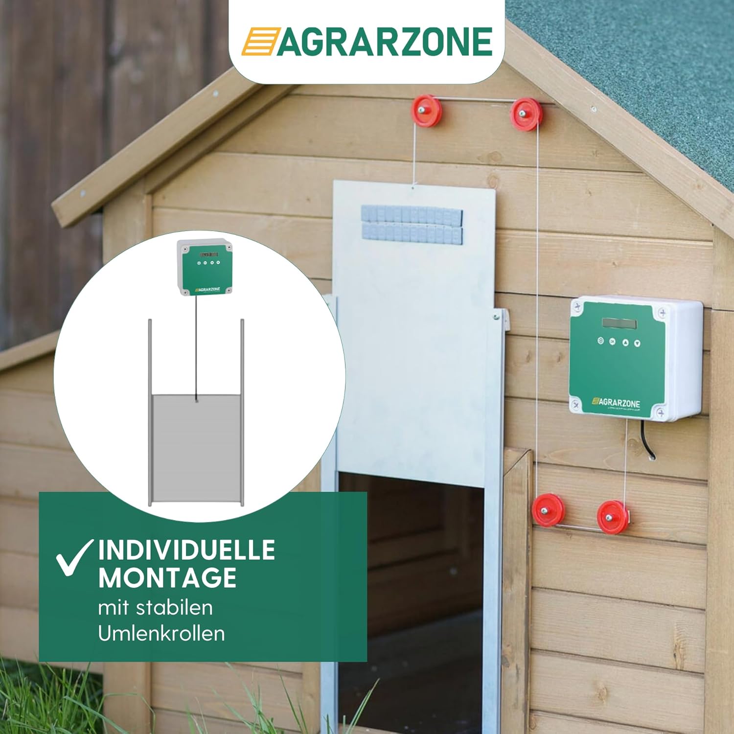 Agrarzone porte automatique poulailler installation